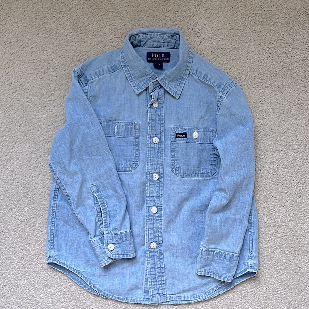 Boys Polo Denim Shirt